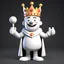 Placeholder: King cheerful 3D