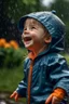 Placeholder: Rain, playing Child, happiness, love