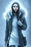 Placeholder: Girl in a snow storm