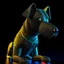 Placeholder: Dog cyber 3D