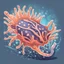 Placeholder: Nudibranch in cell art style