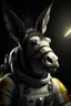 Placeholder: Donkey in space