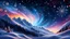 Placeholder: An amazing digital illustration of a starry sky filled with large, intricately detailed snowflakes, colorful, vibrant, swirling and sparkling, digital art, storybook illustration, a touch of photorealism.