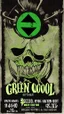 Placeholder: green old scool hardcore punk flyer