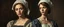 Placeholder: master oil painting by Rembrandt, A cinematic, high-end advertisement image for a fictional service called “Spice Girl Nurses™”. Split-screen composition with two contrasting emotional states.