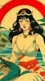 Placeholder: Betty page art from japanese style 1900 movie.