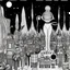 Placeholder: Village in the cosmos in Winsor McCay style and dr seuss style