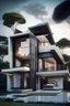 Placeholder: Create a modern architectural villa design