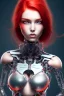 Placeholder: cyborg, red hair, sexy, real, dream