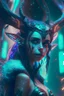 Placeholder: Faun fairy ,futuristic, cinematic, cyberpunk, 8k quality