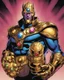 Placeholder: infinity gauntlet has six infinity stones In the hands of a powerful man