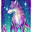 Placeholder: A magical sparkle wolf
