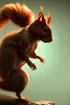 Placeholder: Alien Ratatosk, lighting, hyper realistic, unreal engine 5, 16k,