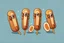 Placeholder: corndogs in a clean vector cartoon style