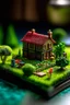 Placeholder: A vibrant and engaging image showcasing a beautifully arranged miniature model set, including a small house, an artificial grass mat, miniature trees, acrylic paints, and tiny concrete tiles. The scene is inviting and creative, with a cozy and picturesque atmosphere. The background should be softly blurred to emphasize the detailed model elements, and a sense of excitement and exclusivity should be conveyed. Include a subtle banner or ribbon with the text 'Special Offer' or 'Limited Time Bonus'