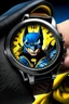 Placeholder: generate image of batman watch which seem real for blog with background of person