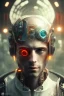 Placeholder: cyberpunk, head, men, portrai