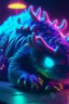 Placeholder: Sleep creature,photo quality, unreal engine render, highest quality, vivid neon colors, volumetric lighting,