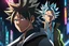 Placeholder: Rick in 8k anime realistic drawing style, close picture, neon, intricate details, highly detailed, high details, detailed portrait, masterpiece,ultra detailed, ultra quality