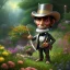 Placeholder: pixar style, volumetric summer garden environment and background, realistic painting of a cute midget abraham lincoln with stovepipe hat, looking excited, volumetric lighting, dramatic lighting, detailed digital painting, anime, ornate, colour-washed colors, elegant, small minutiae, tiny features, particulars, centered, smooth, sharp focus, renderman gofur render, 8k, uhd, detailed eyes