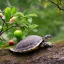 Placeholder: turtle and apple tree