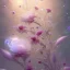 Placeholder: one big crystal subtle flower in a galactic ambiance with a beautiful fairy, transparent petals, delicate colors, in the foreground, full of details, smooth，soft light atmosphere, light effect，vaporwave colorful, concept art, smooth, extremely sharp detail, finely tuned detail, ultra high definition, 8 k, unreal engine 5, ultra sharp focus