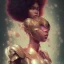 Placeholder: black super hero girl, green eyes, afro | very very anime!!!, fine - face, beyonce, red afro, realistic shaded perfect face, fine details. anime. realistic shaded lighting poster by ilya kuvshinov katsuhiro otomo ghost - in - the - shell, magali villeneuve, artgerm, jeremy lipkin and michael garmash and rob rey