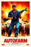 Placeholder: "Design a 90s-style action movie poster titled 'AUTOfarm.' Feature a heroic mechanic in the foreground, fiercely battling thousands of adversaries with a spanner. In the background, include a determined sheep wielding a machine gun. Capture the high-energy, gritty aesthetic of classic 90s action films, with intense and dynamic elements. Prominently display the subtitle 'BMI - BMI Suckin-p-p' in bold, impactful lettering."