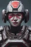 Placeholder: japan head portrait, warrior costume, warrior armor , village, meditation, woods, galaxy sky, 8k quality , portrait,beautiful robotic ,ghost in the shell , post-apocalyptic in a cyberpunk city, realistic, intriacte detail, sci-fi fantasy style, volumetric lighting,24mm , particales,highly detailed,cinematic, deep purple , green eyes .