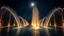 Placeholder: moonlight, sparkling fountains, recreation, relaxation, luxury, magnificent, showers, glistening water spray, charismatic person, dream world, calm beauty, symmetry, fantasy world, magic, splendor, ecstatic, uplifting, inspiring, therapeutic, chiaroscuro, color, award-winning colour photograph, beautiful composition, exquisite detail.