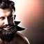 Placeholder: human with batwings, claws and beard