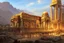 Placeholder: Tombs of kings of ancient civilization, many objects. pomp A huge splendor is the ancient Tomb of Kings in the depths of the earthTemple of the goddess Venus, where Amazon women guard the magnificent huge hall, some armed.