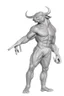 Placeholder: The Minotaur a man with a bull's head