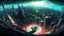 Placeholder: Highly detailed medium shot of Pokemon Gardevoir creating a black hole in a city, fantasy