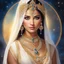 Placeholder: Sita, the epitome of grace and purity, embodies a celestial radiance that illuminates her surroundings. Her luminous complexion, like the soft glow of moonlight, exudes an ethereal beauty that captivates hearts. Her eyes, deep and sparkling like pools of wisdom, reflect her inner strength and unwavering devotion. Adorned with delicate jewelry and garments that shimmer like the morning sun, Sita's every movement exudes elegance and sophistication. Her long, flowing locks cascade like a waterfall,