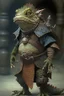 Placeholder: A lizardfolk with the stature of a dwarf