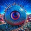 Placeholder: realistic extremely detailed photo of odd landscape 3d, mix of Max Ernst, Jean Delville, Ernst Haeckel, Stanisław Szukalski, rich moody colors, sparkles, blue eyes, octane render, 8k, f32, 55mm photography