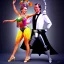 Placeholder: Carmen Miranda dancing with Darth Vader