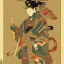 Placeholder:  brand logo, Ukiyo-e japanese art