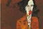 Placeholder: hippie girl smoke by Egon Schiele