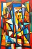Placeholder: Striving without arriving; dynamic cubism