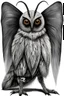 Placeholder: Hairy moth owl hybrid creature