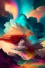 Placeholder: Phantasy landscape with dramatic cloud in fiesta color