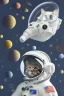 Placeholder: Can you imagine a world where even cats can explore the vastness of space? Well, behold the image of a feline astronaut enjoying a snack of grass while floating among the stars. Let your imagination run wild as you picture this cosmic kitty, and who knows, maybe one day we'll see it become a reality!