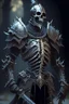 Placeholder: dark age skeleton knight wearing fullplate armor