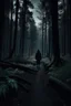 Placeholder: lost in the forest during the night scary