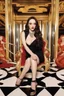 Placeholder: Kat Dennings face of Versace