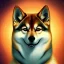 Placeholder: esoteric shiba inu sacred geometry blue green aura