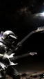 Placeholder: asteroid miman playing the guitar