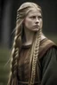 Placeholder: mujer vikinga, pelo largo
